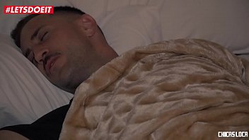 Preview 1 of Unwanted Mouth Cum - LETSDOEIT - Lucky Stud Gets a Hot Christmas Gift (Ani Black Fox)
