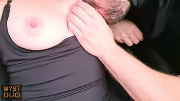 Preview 3 of Feet Jobs Me - I gave her a ride,  and she thanked me with her marvelous boobs - Myst Duo