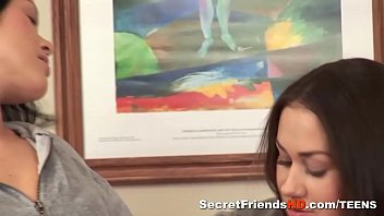 Preview 1 of Sex With Khota - Denisa and Her Lesbian Friend Making Out
