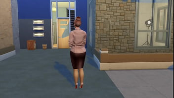Preview 1 of Torture After Orgasm - Pleasure at Work young real estate agent fucks at work