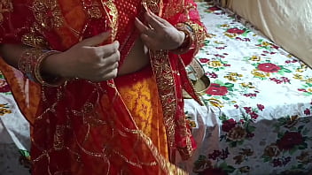 Preview 1 of Xxx Sexea Rape Videos Down Load - Desi married bhabhi karwa chauth Puja with Dever clear Hindi audio