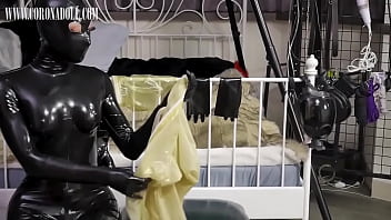 Preview 2 of Big Ass Cuban Destiny - Multi-layers latex gasMasking