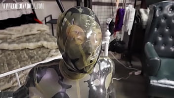Preview 3 of Big Ass Cuban Destiny - Multi-layers latex gasMasking