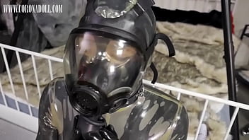 Preview 4 of Big Ass Cuban Destiny - Multi-layers latex gasMasking
