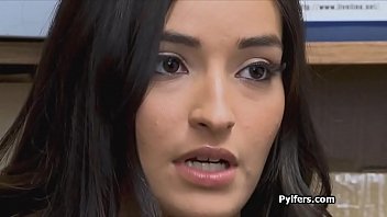 Preview 2 of Pon A - Teen spreads wide for mall security&#039_s cock