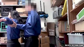 Preview 2 of Austn Kncad - LP Officer romps Monica Sage wet twat like a spreadeagle!
