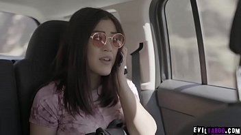 Preview 1 of Hd Porn Nakd - Teen dauther Kendra Spade pisses her pants in front of stepdad Derrick Pierce and gets a fuck punishment.