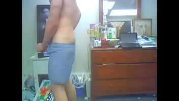 Preview 3 of Www Xy Videos On - My 19yo Lenny playing around for the camera. He&#039_s hot with a big dick