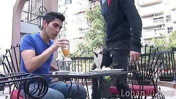 Preview 3 of Indian Slu - Cafe date leads to kitchen gay smut