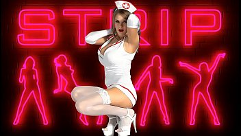 Preview 3 of Lalka - Gorgeous nurse striptease unclothed