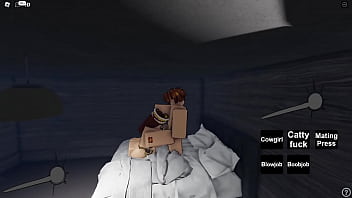 Preview 4 of Soti Huy Gals - Busty english queen fucks roblox noob