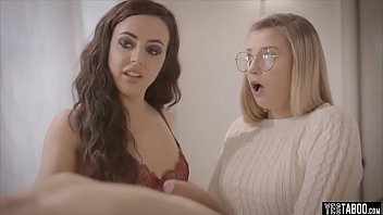 Preview 1 of Chores With Horny Abby - Ops stepbro your dick just slipped in