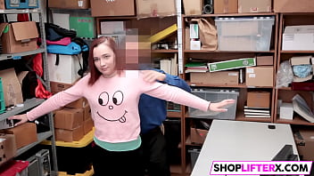 Preview 1 of Teachers Sex Video - Innocent Looking Gal April Reid Is A Thief