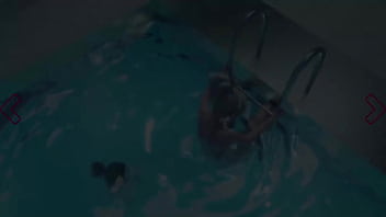 Preview 4 of Turkish Vint - Lots of wet futa - 3D bitches have sex near the pool and sauna