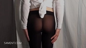 Preview 2 of New Nepali Fokin - sissyformen blogger and S4M Network sexy Pantyhose strip tease
