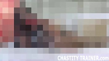 Preview 3 of Hot Sexi Bhabhai - This steel cock cage will stop your jerking problem