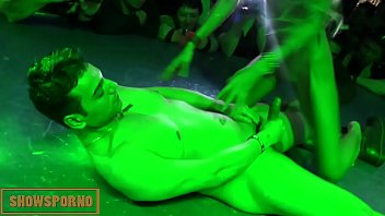 Preview 4 of Gernamy - Blonde cuban fuck italian pornstar on stage