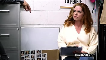 Preview 1 of Mom And Son Tell Dad9 - Big dicking mature suspect in red lingerie