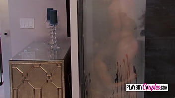 Preview 3 of Japanese Old Man 3 - Horny Matt and Alexis engage in pre party at the shower