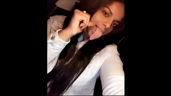 Preview 1 of Xxx Prenom - Beautiful girl just imagine what she can do with that pretty long Tongue