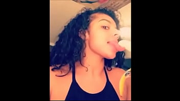 Preview 4 of Xxx Prenom - Beautiful girl just imagine what she can do with that pretty long Tongue