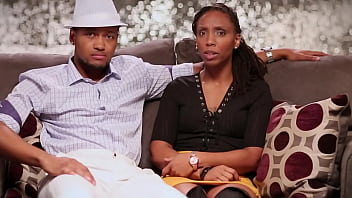 Preview 3 of Doctor And Parent - Black couple finds a drama free chick to have a steamy threesome