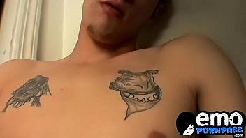 Preview 2 of New Vd - Tattooed butt pirate plays around with his big cock solo