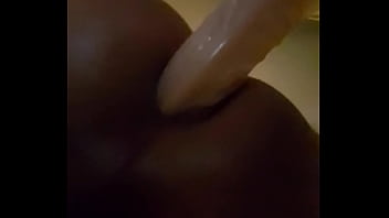 Preview 2 of Big Monster Get Police Cop - Big butt has fun with dildo