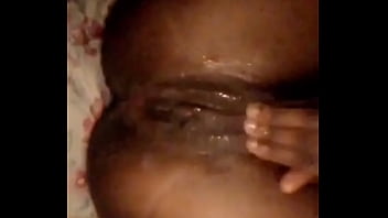 Preview 1 of Mother And Son Impregnate - Ebony playing with her wet pussy