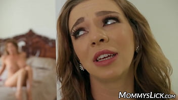 Preview 2 of Leony Sonny - Busty stepmom shows her stepdaughter her squirting condition
