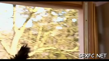 Preview 1 of Beach House Sex - Rae view of dressed babes sharing cock and fucking hard