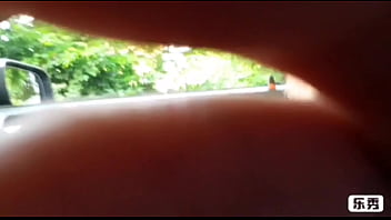 Preview 1 of Very Teen Boy And - Flashing car, she like my cock