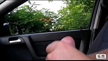 Preview 4 of Very Teen Boy And - Flashing car, she like my cock