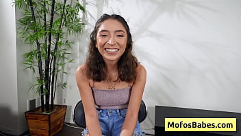 Preview 1 of Swallow Miyabi - Petite sexy teen spread her pussy lips and prepare for a hard fuck (Amber Summer,  Charles Dera)