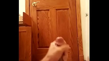 Preview 2 of Hd Sex Pron Vidoe Clip - Big cock spewing cum in bathroom