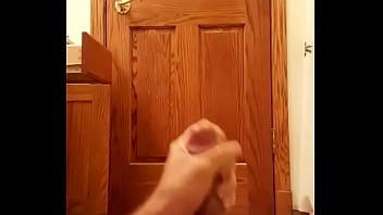 Preview 4 of Hd Sex Pron Vidoe Clip - Big cock spewing cum in bathroom