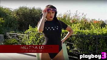 Preview 1 of Latex Bondage Extreme - All natural Latin MILF model exposed hot body while posing in sexy lingerie