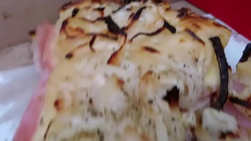 Preview 2 of Handi Sexyi - Food Porn - fingering Kentuky pizza