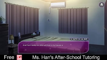 Preview 2 of Femdom Hottiesget Licked - Ms. Han&#039_s After-School Tutoring
