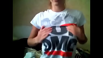 Preview 1 of Rap Xxxx School - y. Playing with her Tits