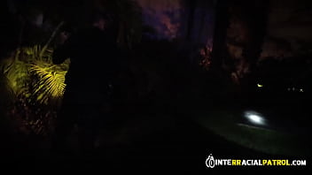 Preview 2 of Dog And Gher - Gay officers chase car thief and make him feed their assholes hard