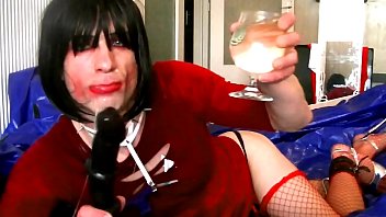 Preview 2 of Xxxkoya - Sissy Piss drinken and Gagging dildo