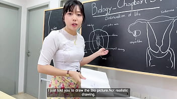 Preview 2 of Avec Chian - Teacher is really creampie while her horny