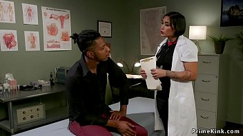 Preview 1 of Hindi Gali Chudai Video - Asian doctor wanking big black cock