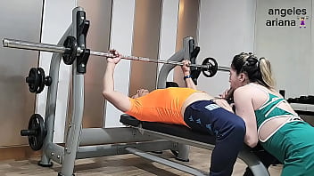 Preview 2 of Cristal Caraballo Anal - Lo provoqu&eacute_ y me foll&oacute_ en el gym.Sexo arriesgado,  casi nos descubren