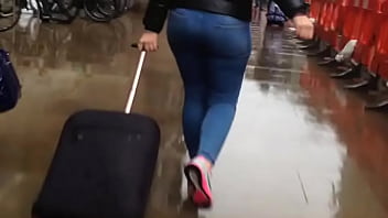 Preview 3 of Alone Rahe - Candid - Latina Tight Jeans (EC2) No:4