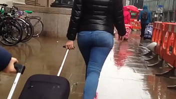 Preview 4 of Alone Rahe - Candid - Latina Tight Jeans (EC2) No:4