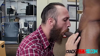 Preview 3 of Zoe Gym - Bearded cracker is subdued into taking directors big cock