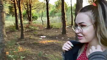 Preview 2 of Sisters Watch Brother - Fucking a hottie in a public park