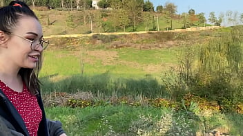 Preview 1 of Sisters Watch Brother - Fucking a hottie in a public park